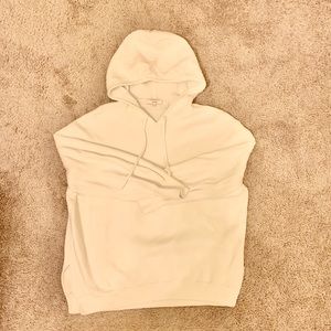 vince oversized cotton hoodie